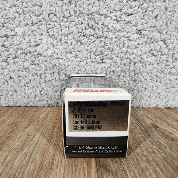 AUTOGRAPHED Brad Keselowski‎ #2 Miller Lite 2013 Fusion Lim Ed 1:64 Diecast Car - Picture 3 of 9